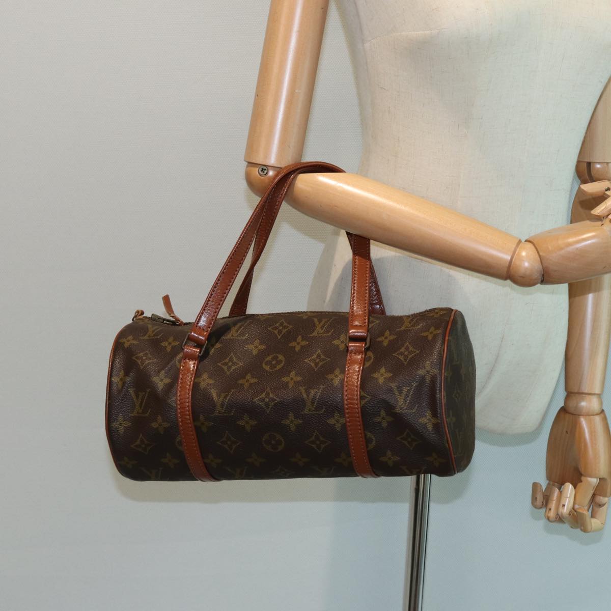 LOUIS VUITTON Monogram Papillon 30 Hand Bag M51385 LV 82961