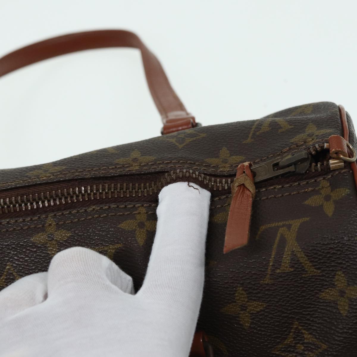 LOUIS VUITTON Monogram Papillon 30 Hand Bag M51385 LV 82961