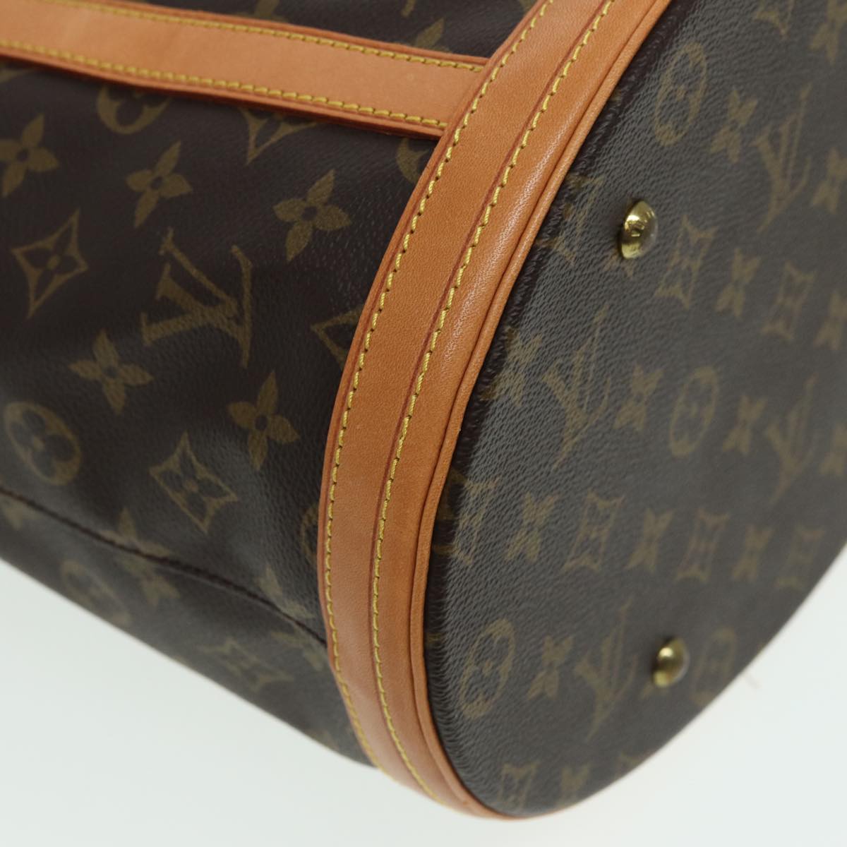 LOUIS VUITTON Monogram Bucket GM Shoulder Bag M42236 LV 82963