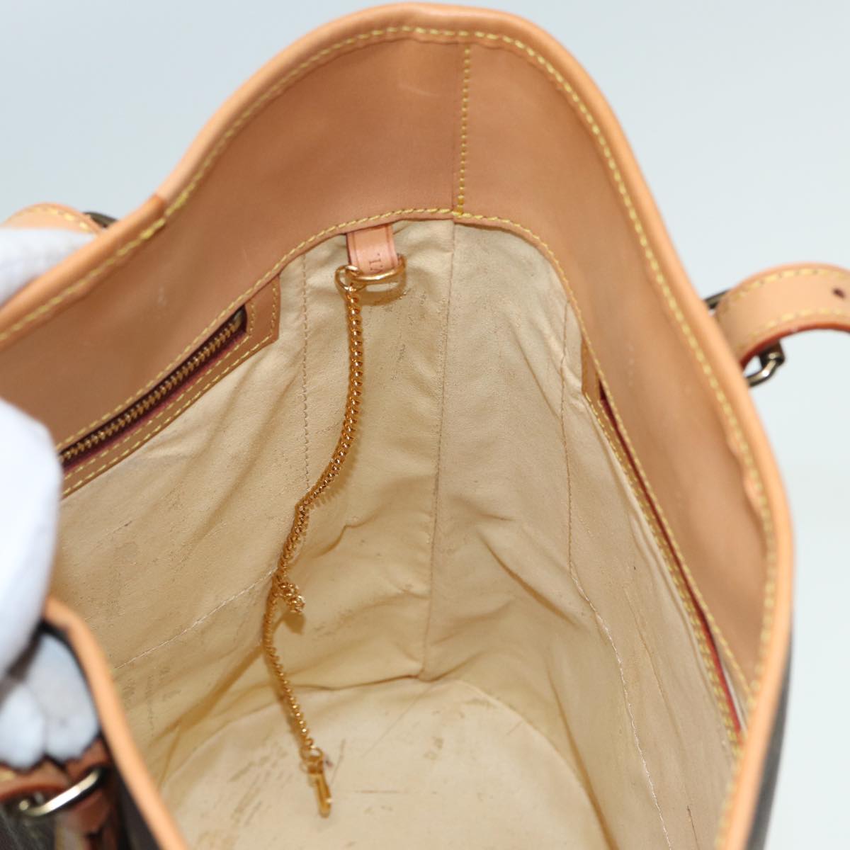 LOUIS VUITTON Monogram Bucket GM Shoulder Bag M42236 LV 82963