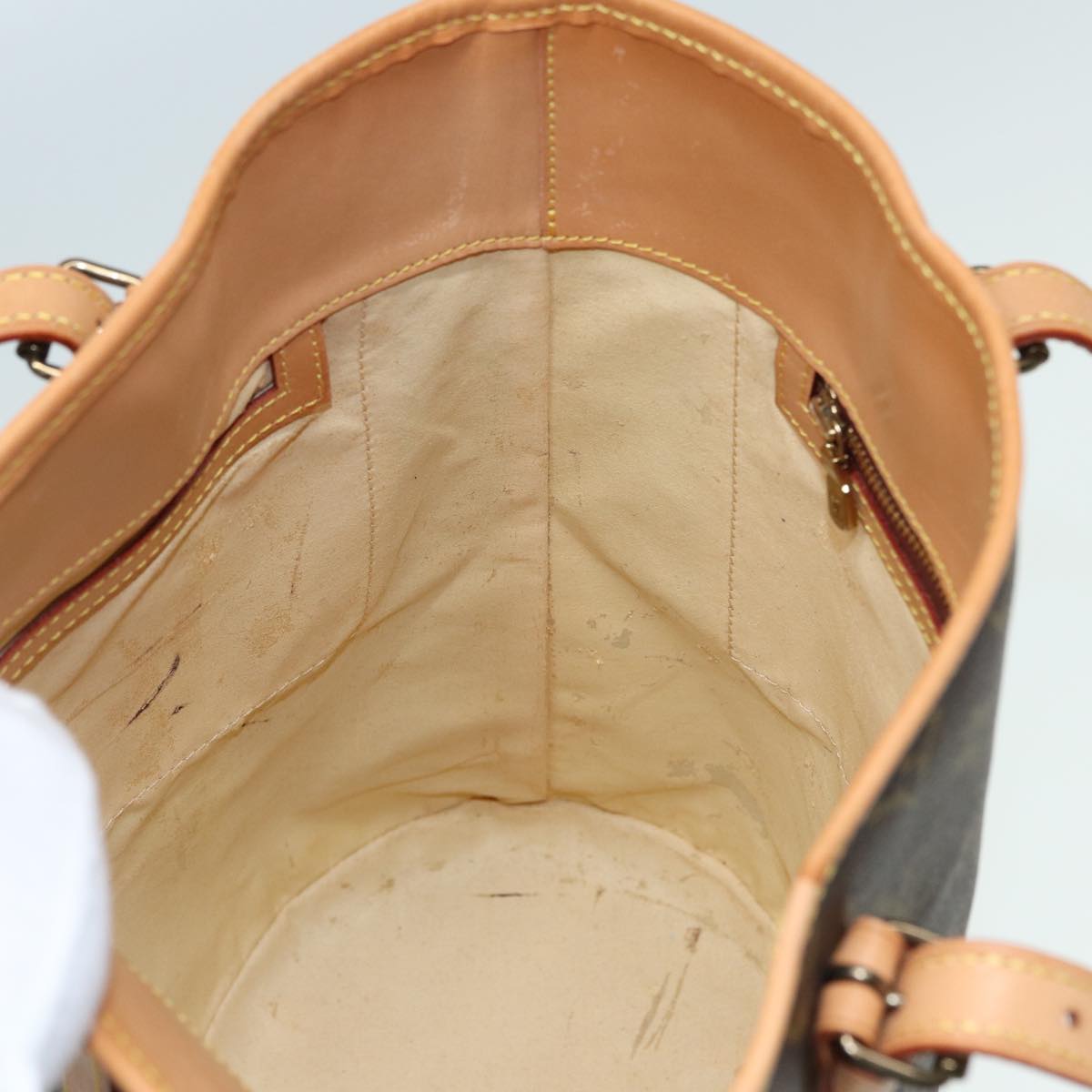 LOUIS VUITTON Monogram Bucket GM Shoulder Bag M42236 LV 82963