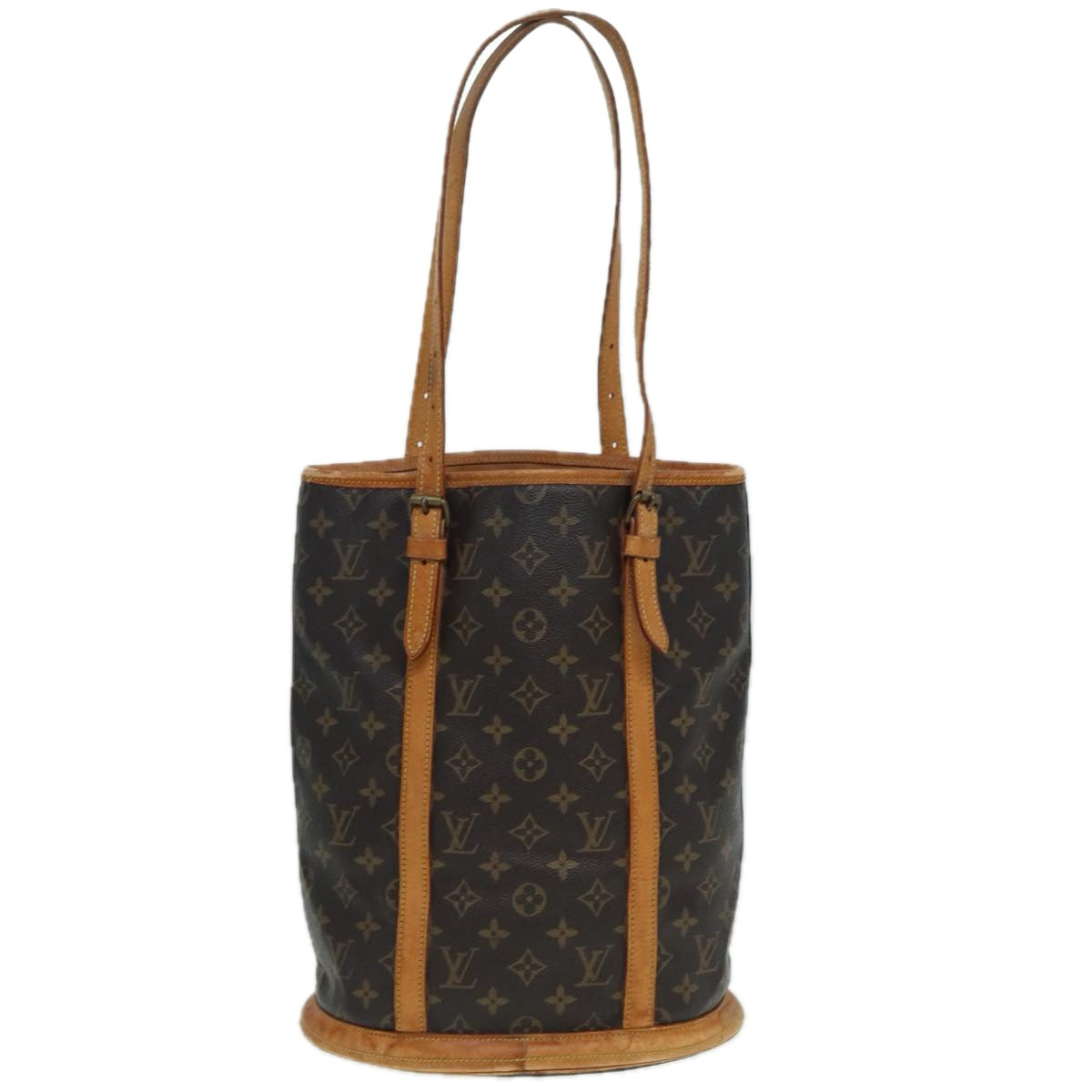 LOUIS VUITTON Monogram Bucket GM Shoulder Bag M42236 LV 82965