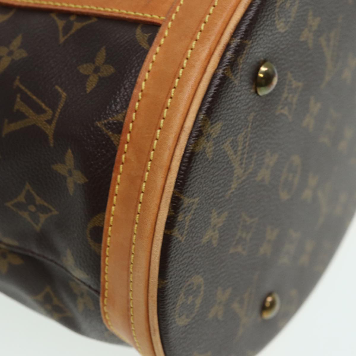 LOUIS VUITTON Monogram Bucket GM Shoulder Bag M42236 LV 82967