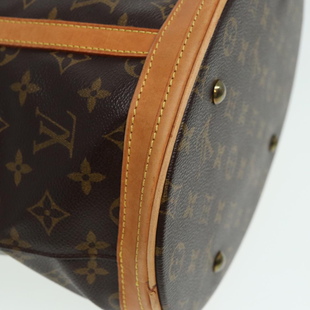 LOUIS VUITTON Monogram Bucket GM Shoulder Bag M42236 LV 82967