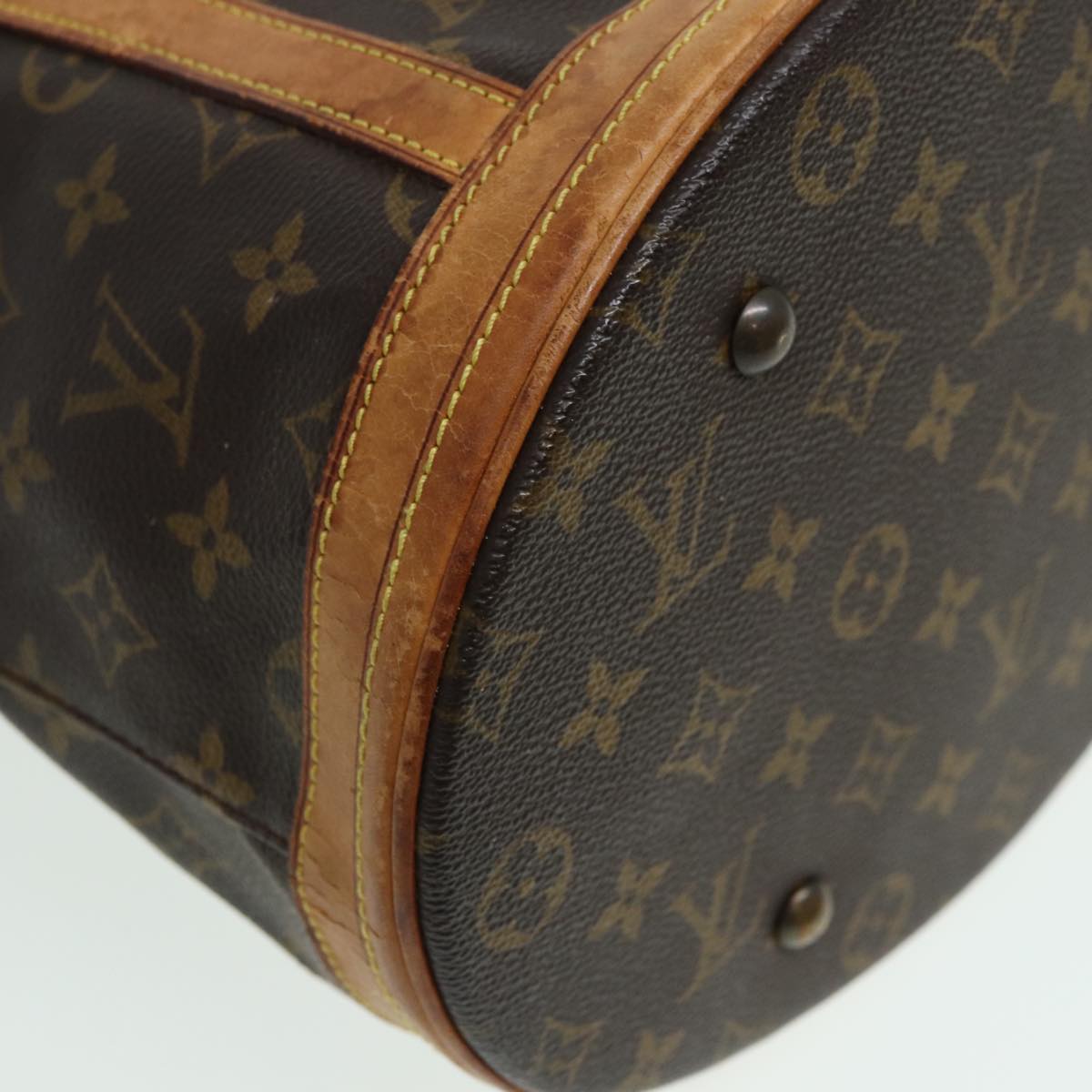 LOUIS VUITTON Monogram Bucket GM Shoulder Bag M42236 LV 82970