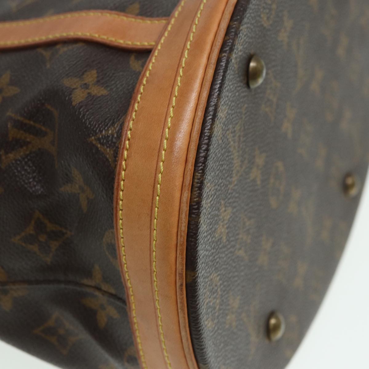 LOUIS VUITTON Monogram Bucket GM Shoulder Bag M42236 LV 82971