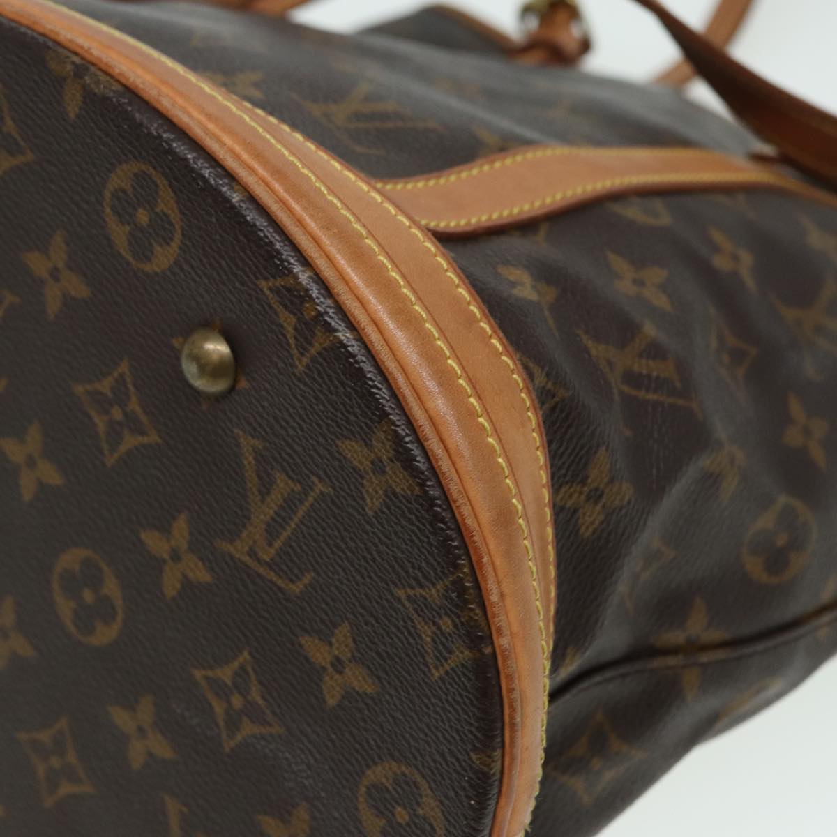 LOUIS VUITTON Monogram Bucket GM Shoulder Bag M42236 LV 82971