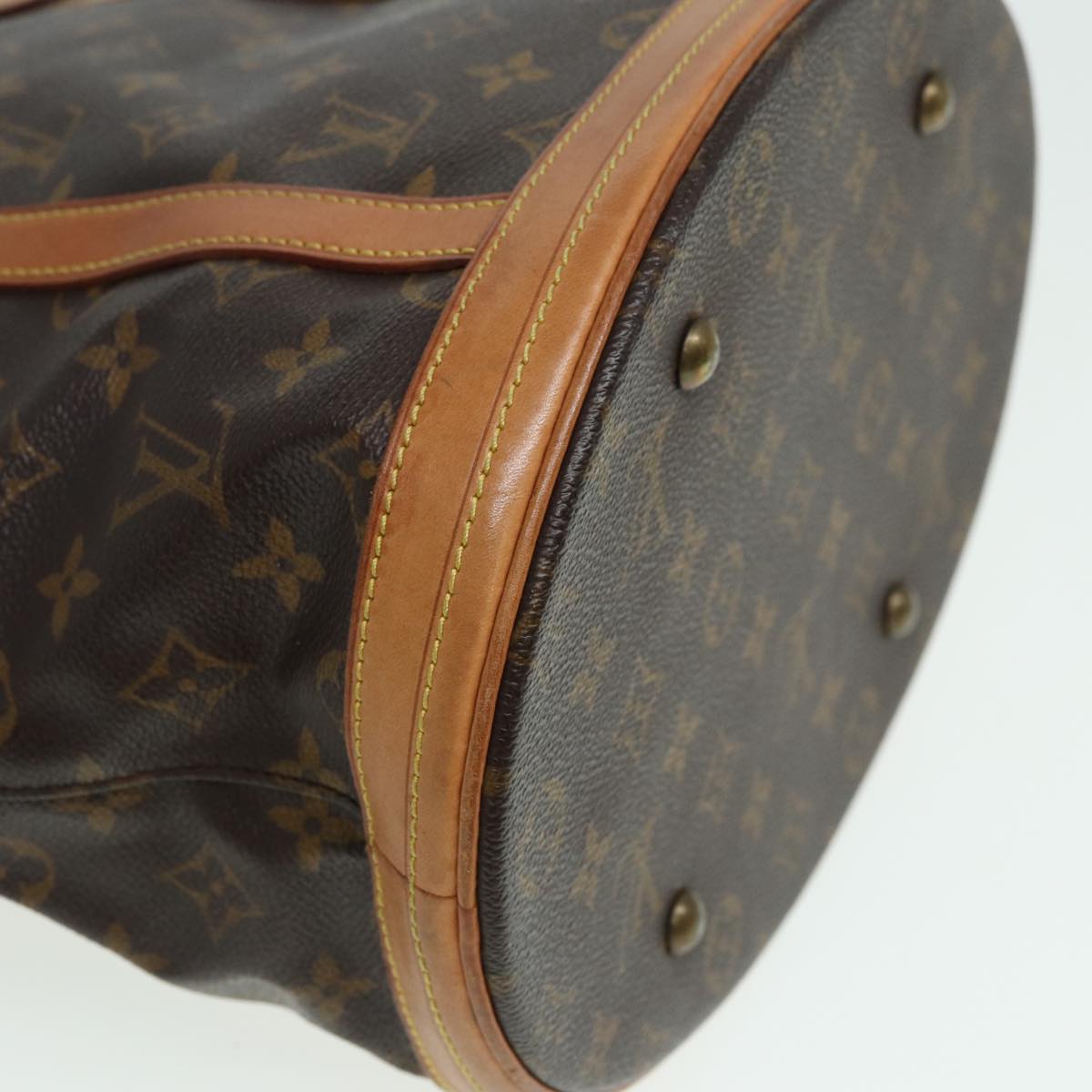 LOUIS VUITTON Monogram Bucket GM Shoulder Bag M42236 LV 82971