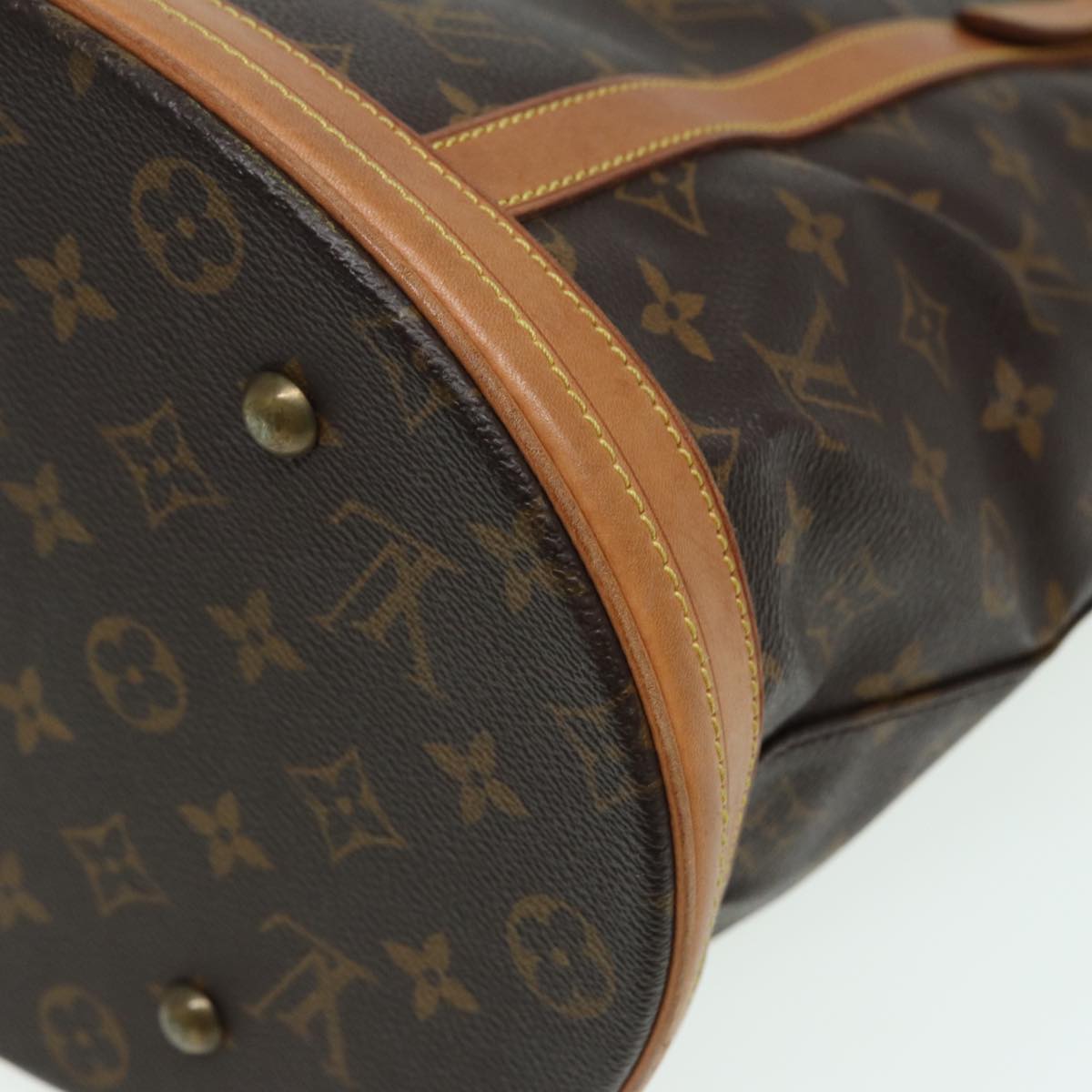 LOUIS VUITTON Monogram Bucket GM Shoulder Bag M42236 LV 82971