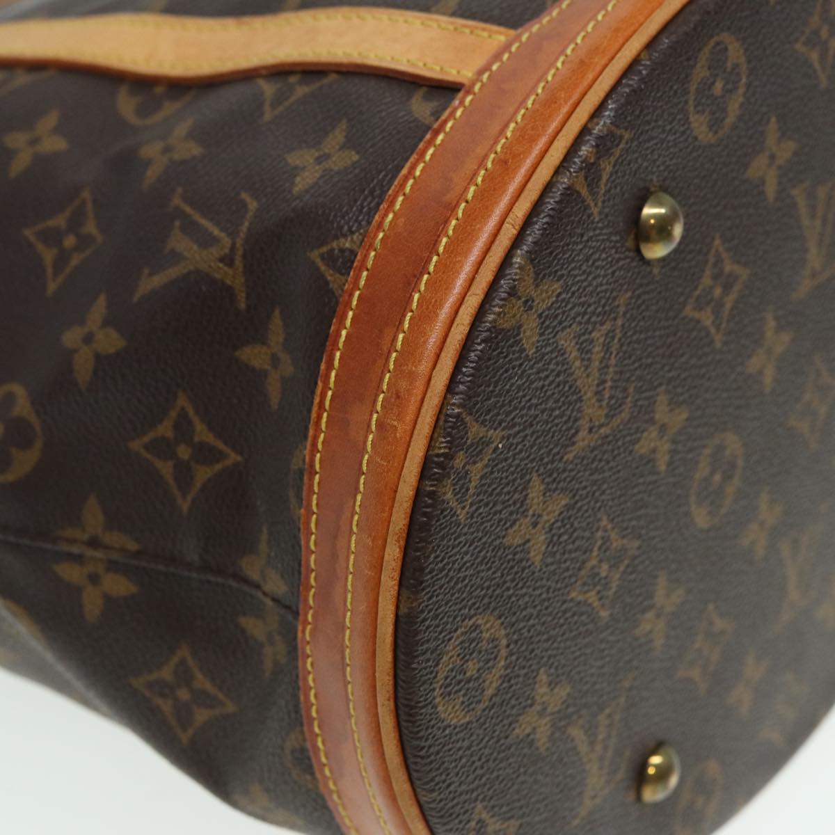 LOUIS VUITTON Monogram Bucket GM Shoulder Bag M42236 LV 82972
