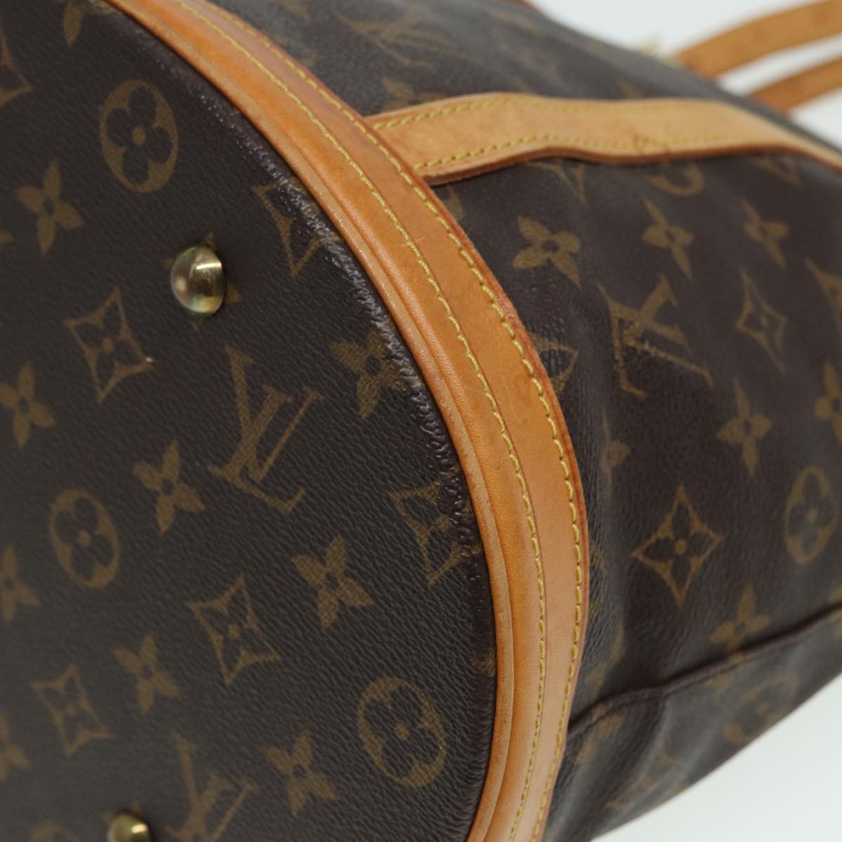 LOUIS VUITTON Monogram Bucket GM Shoulder Bag M42236 LV 82972