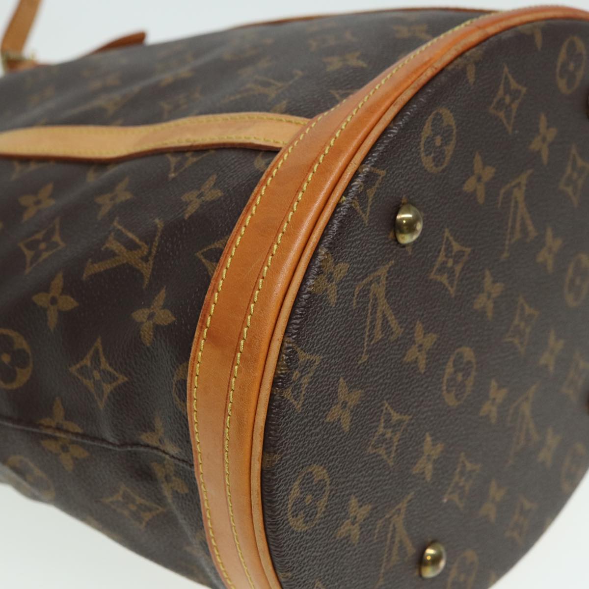 LOUIS VUITTON Monogram Bucket GM Shoulder Bag M42236 LV 82972