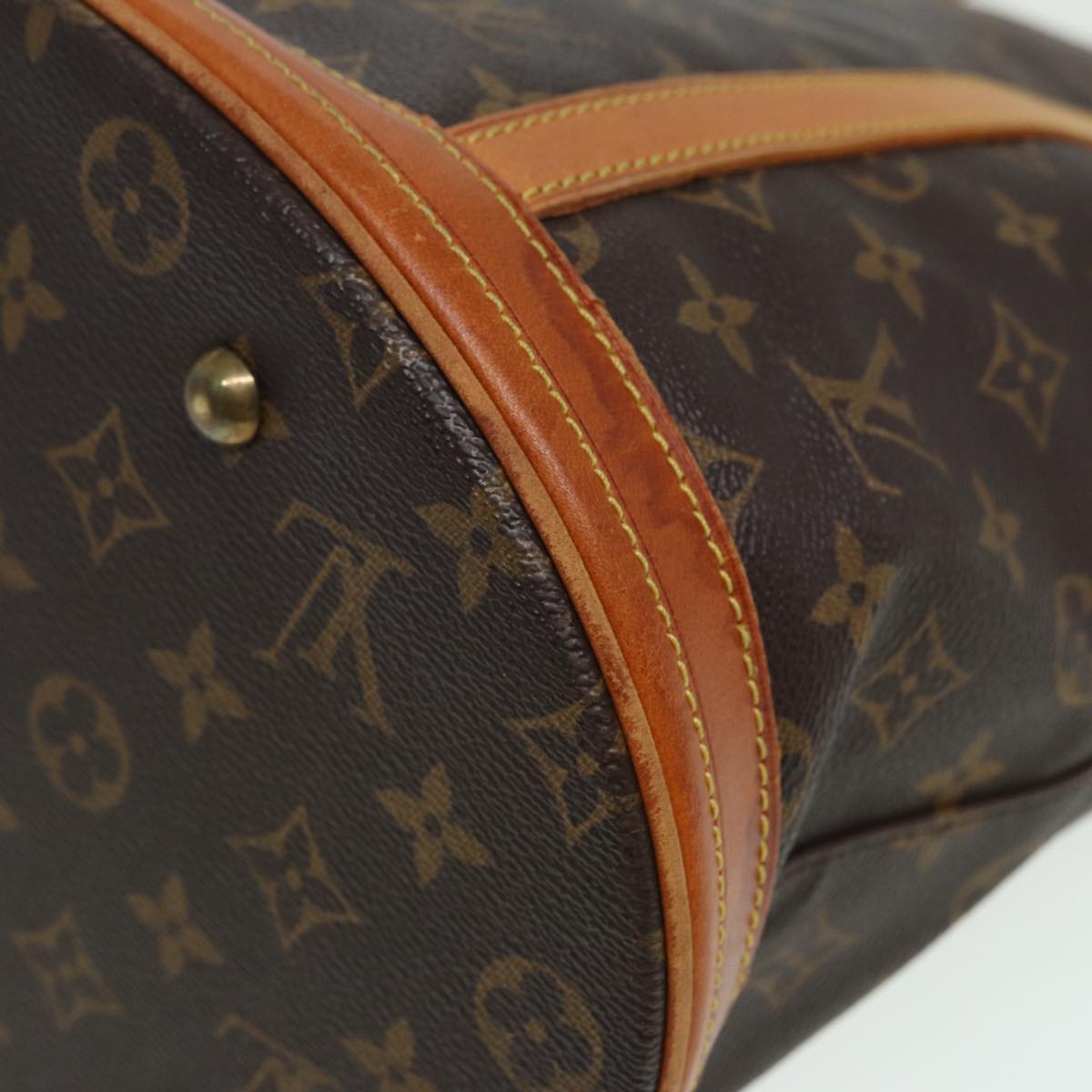 LOUIS VUITTON Monogram Bucket GM Shoulder Bag M42236 LV 82972