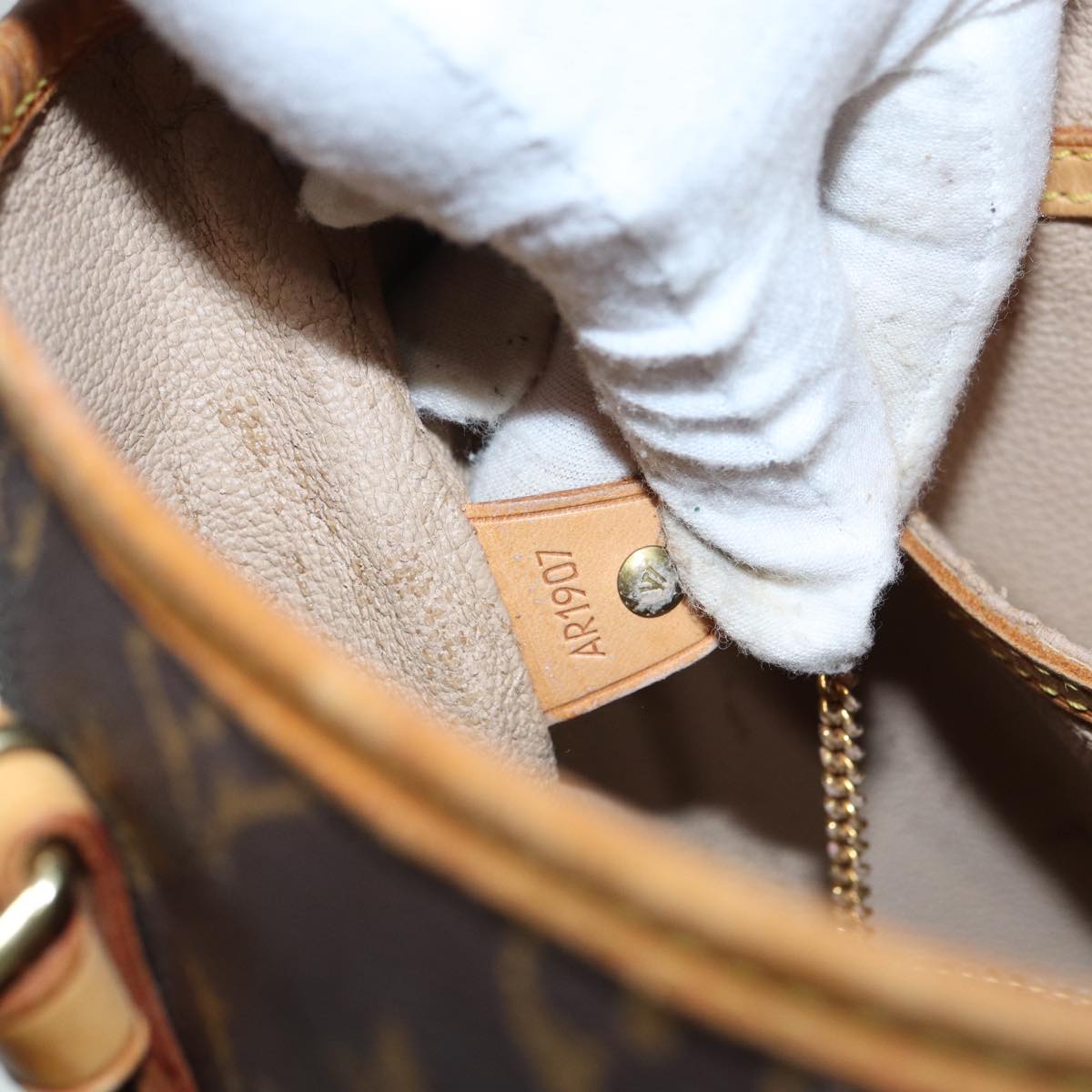 LOUIS VUITTON Monogram Bucket GM Shoulder Bag M42236 LV 82972