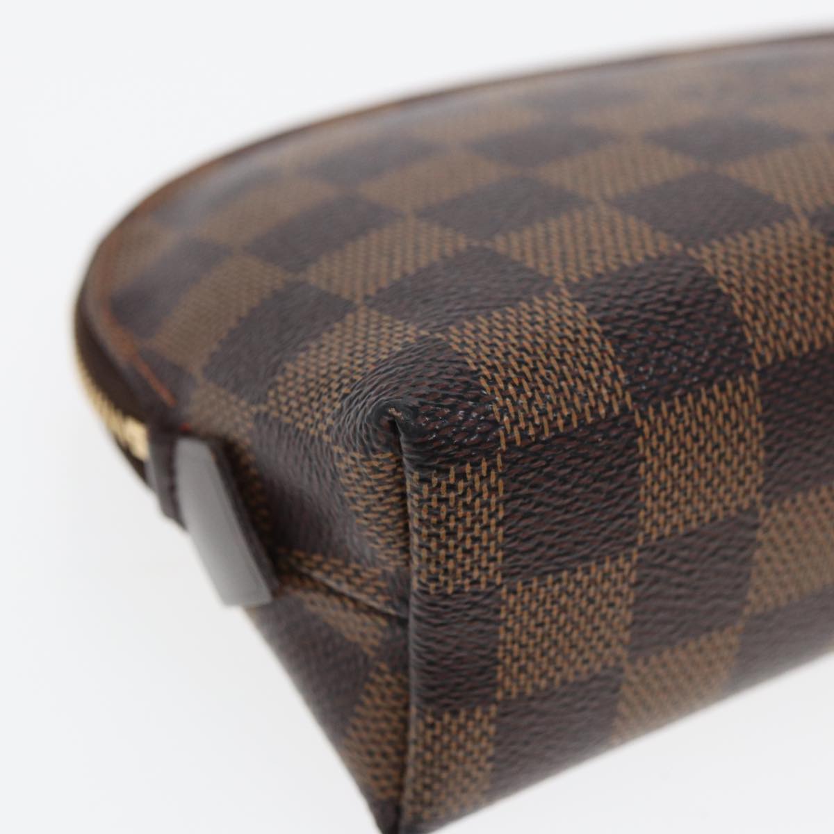 LOUIS VUITTON Damier Ebene Pochette Cosmetic PM Pouch N47516 LV 82975