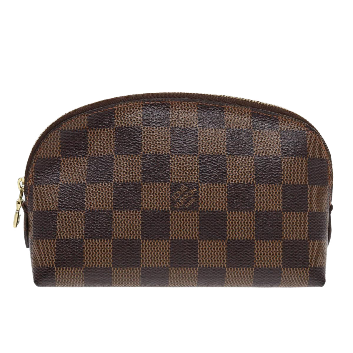 LOUIS VUITTON Damier Ebene Pochette Cosmetic PM Pouch N47516 LV 82975