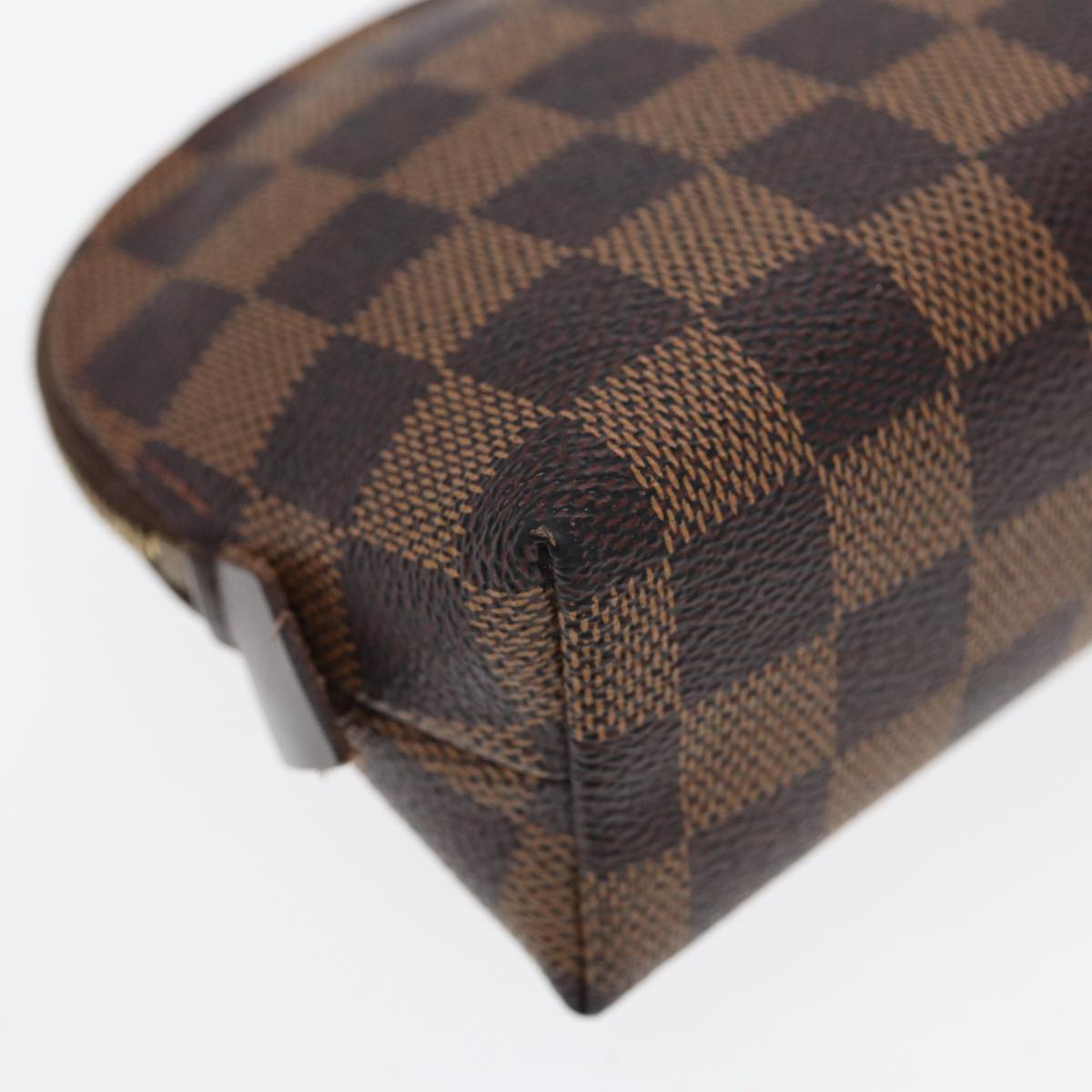 LOUIS VUITTON Damier Ebene Pochette Cosmetic PM Pouch N47516 LV 82976