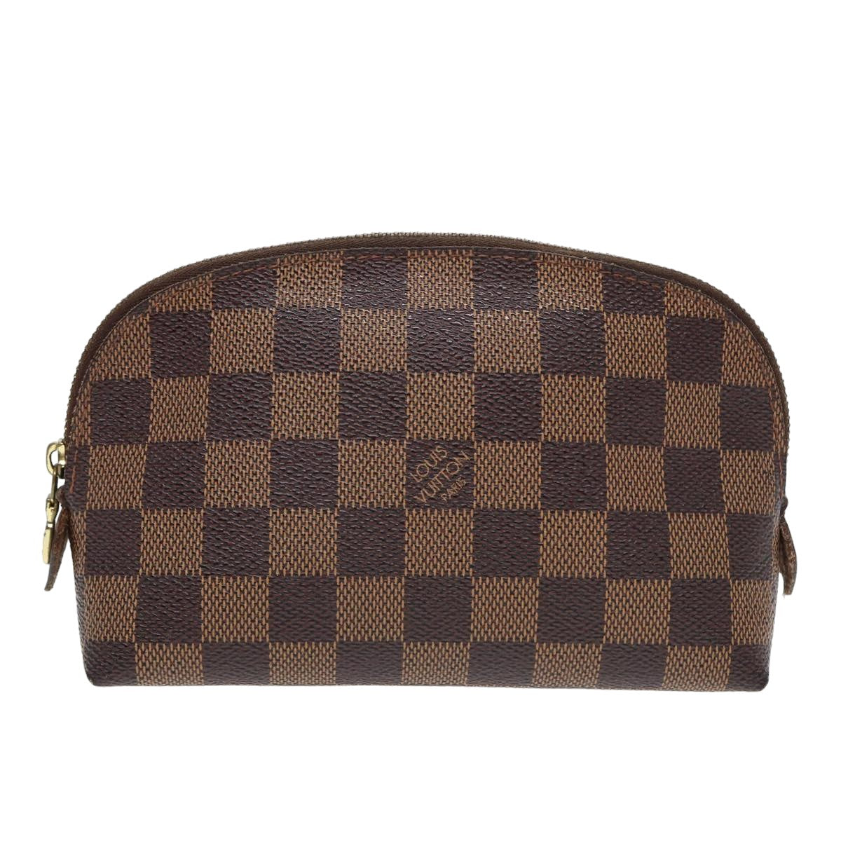 LOUIS VUITTON Damier Ebene Pochette Cosmetic PM Pouch N47516 LV 82976