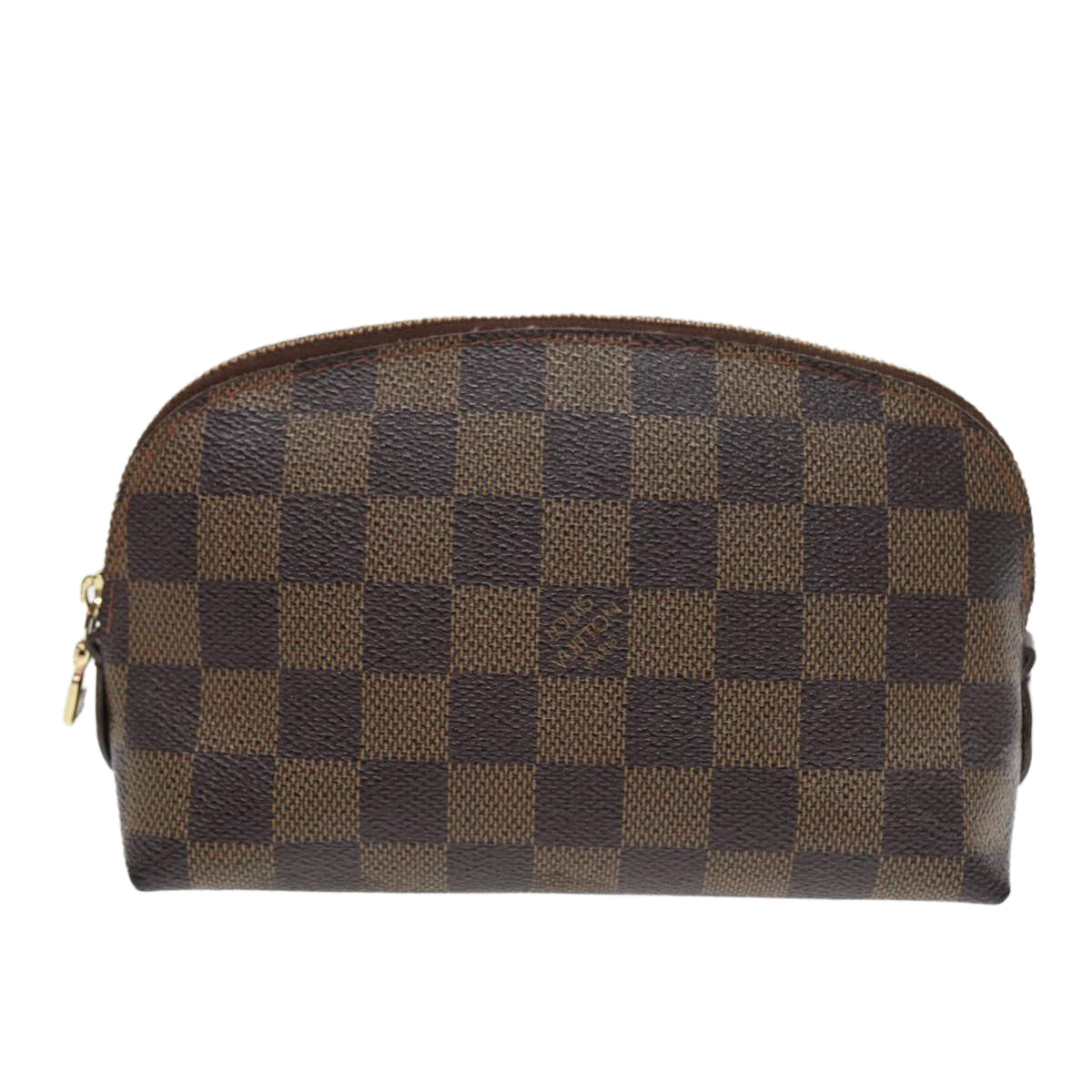LOUIS VUITTON Damier Ebene Pochette Cosmetic PM Pouch N47516 LV 82977