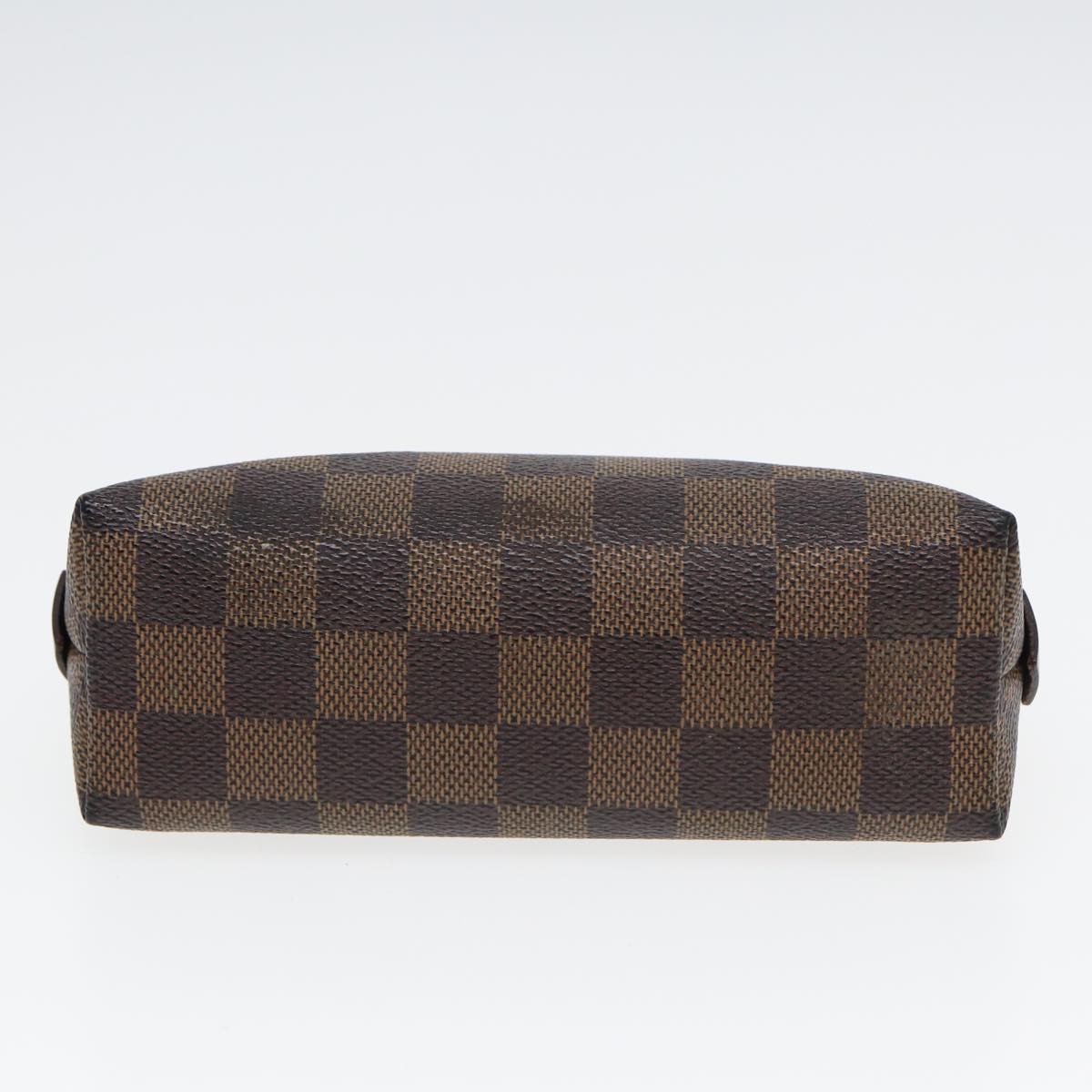 LOUIS VUITTON Damier Ebene Pochette Cosmetic PM Pouch N47516 LV 82977
