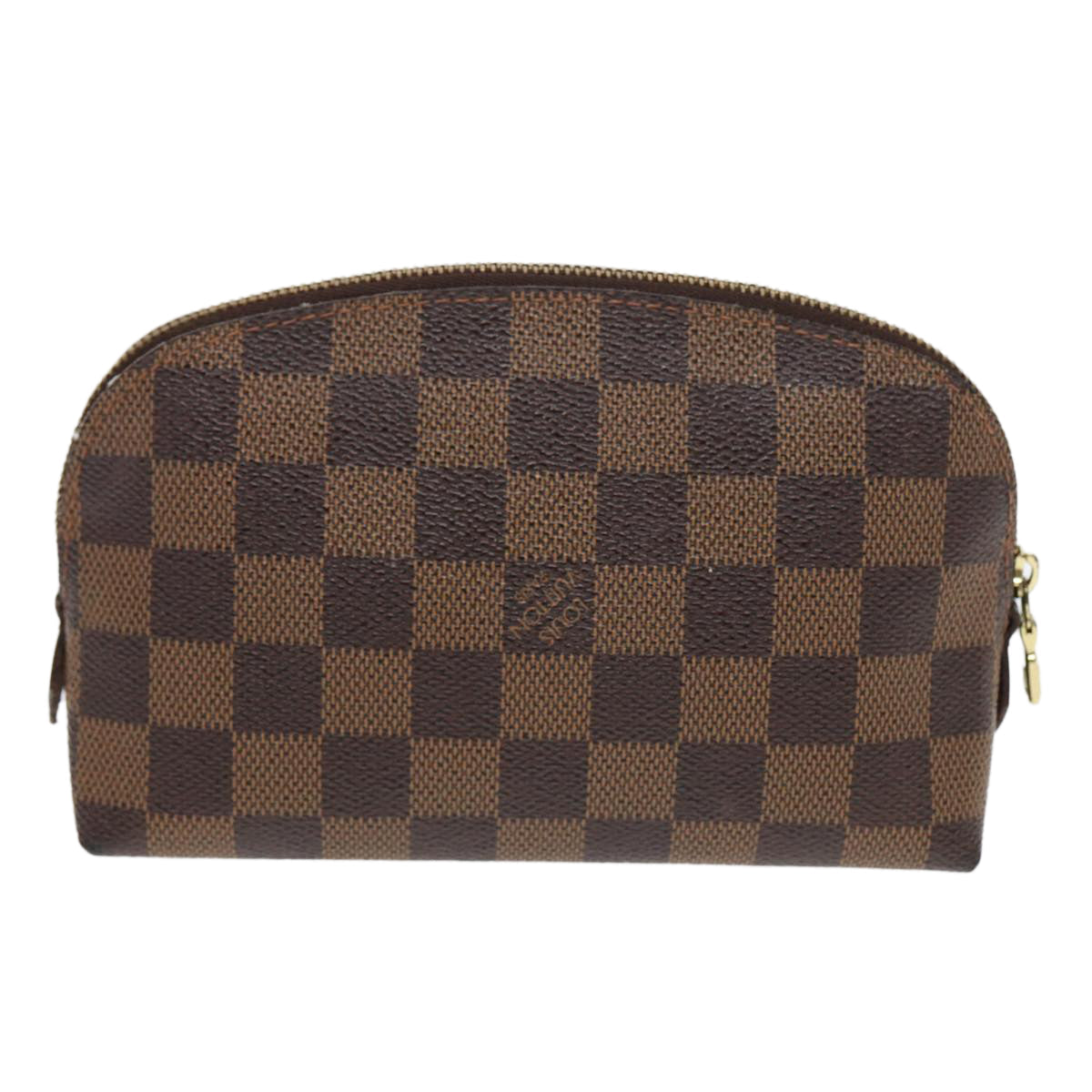 LOUIS VUITTON Damier Ebene Pochette Cosmetic PM Pouch N47516 LV 82978