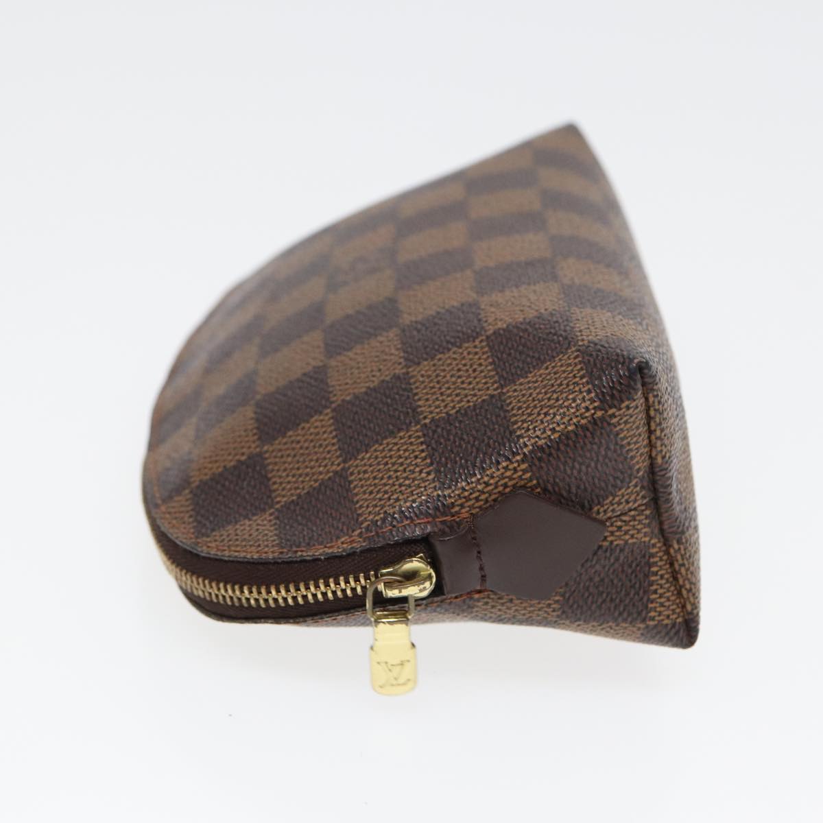 LOUIS VUITTON Damier Ebene Pochette Cosmetic PM Pouch N47516 LV 82978