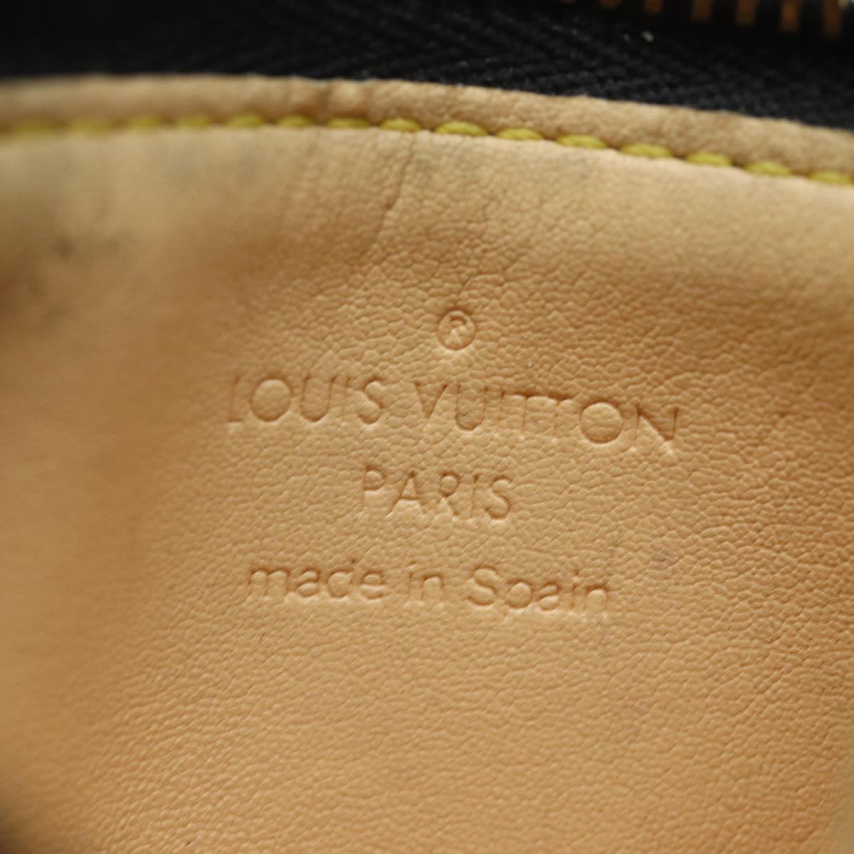 LOUIS VUITTON Monogram Multicolor Pochette Cles Purse Black M92654 82986