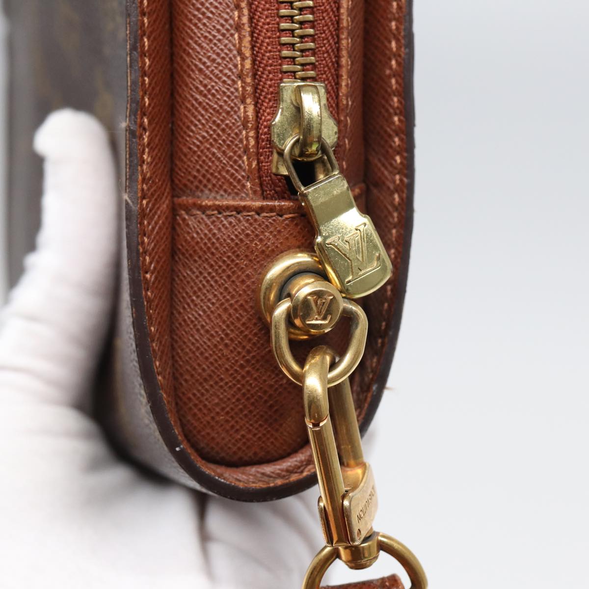 LOUIS VUITTON Monogram Orsay Clutch Bag M51790 LV 82995
