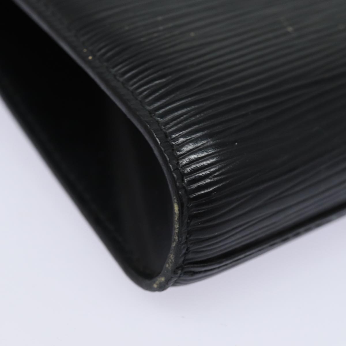 LOUIS VUITTON Epi Art Deco Clutch Bag Black M52632 LV 82997