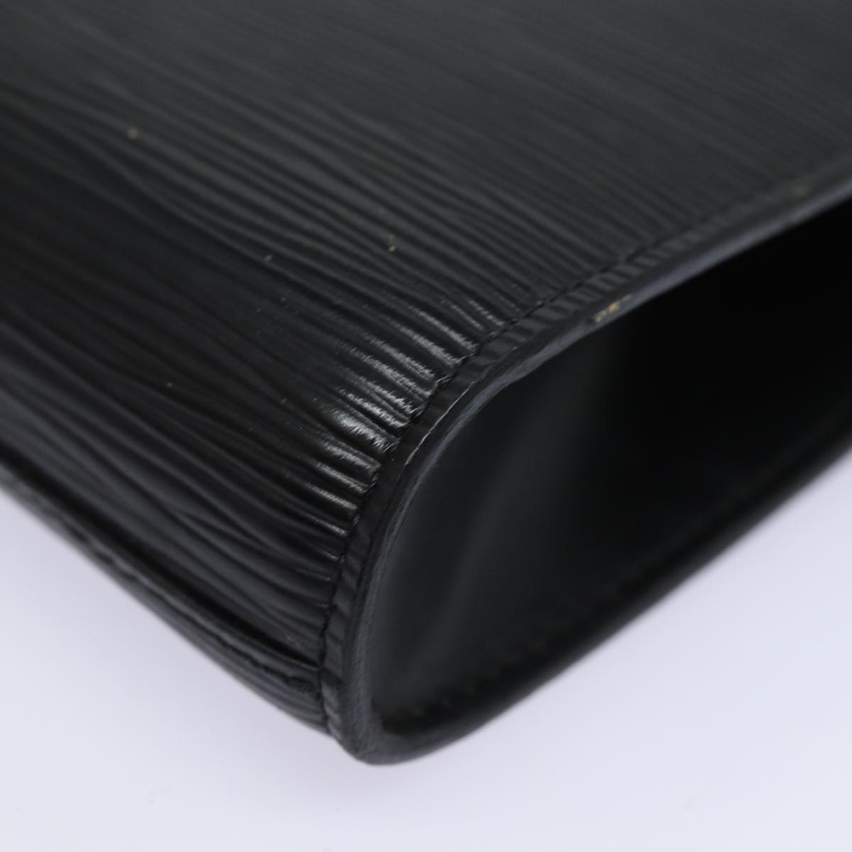 LOUIS VUITTON Epi Art Deco Clutch Bag Black M52632 LV 82997