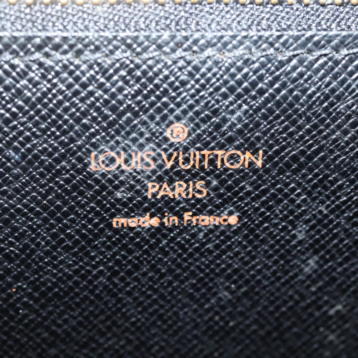 LOUIS VUITTON Epi Art Deco Clutch Bag Black M52632 LV 82997