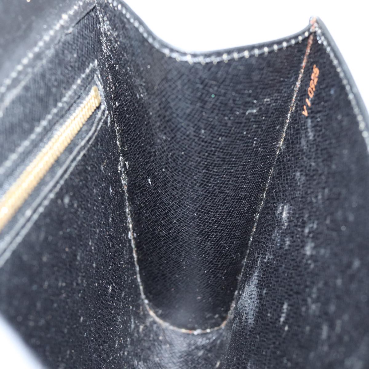 LOUIS VUITTON Epi Art Deco Clutch Bag Black M52632 LV 82997