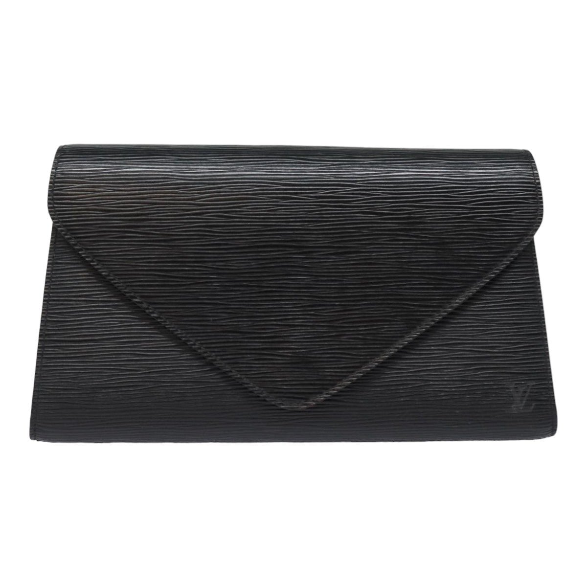 LOUIS VUITTON Epi Art Deco Clutch Bag Black M52632 LV 82997