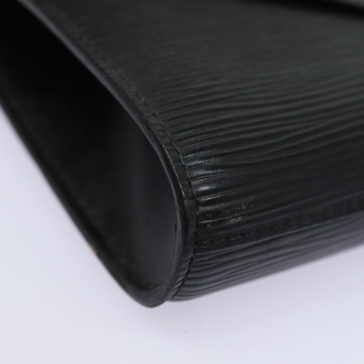 LOUIS VUITTON Epi Art Deco Clutch Bag Black M52632 LV 82997
