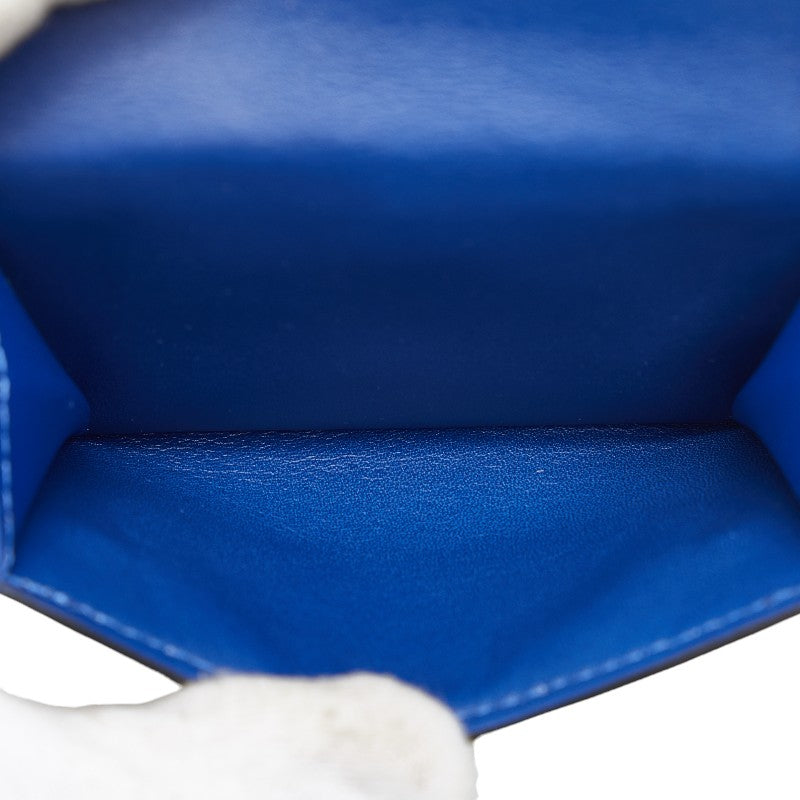 Louis Vuitton Monogram Taiga Dialovery Three Fed Wallet Compact Wallet M67620 Cobalt Blue PVC Leather Men LOUIS VUITTON