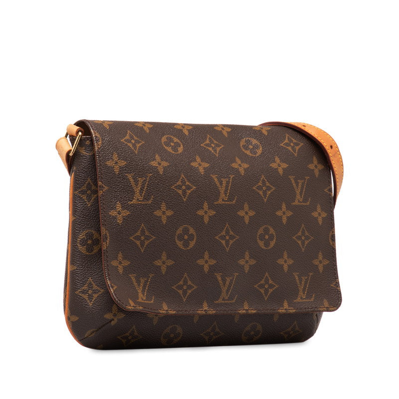 Louis Vuitton Monogram Musette Tango Short Shoulder Bag Handbag M51257 Brown PVC Leather  Louis Vuitton