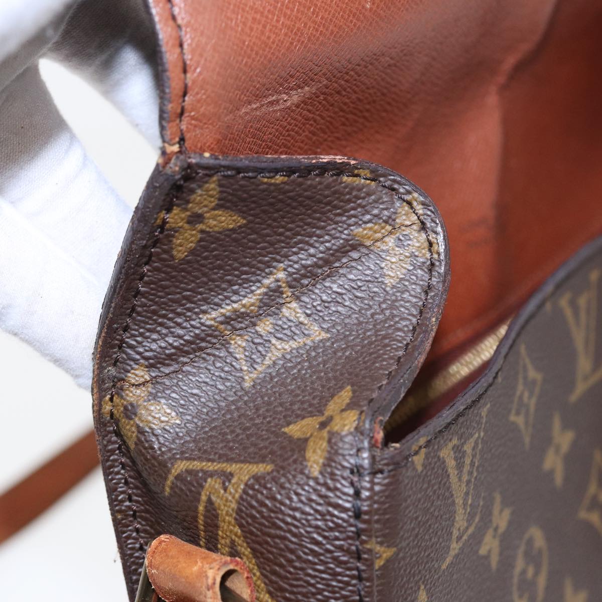 LOUIS VUITTON Monogram Saint Cloud GM Shoulder Bag M51242 LV 83011