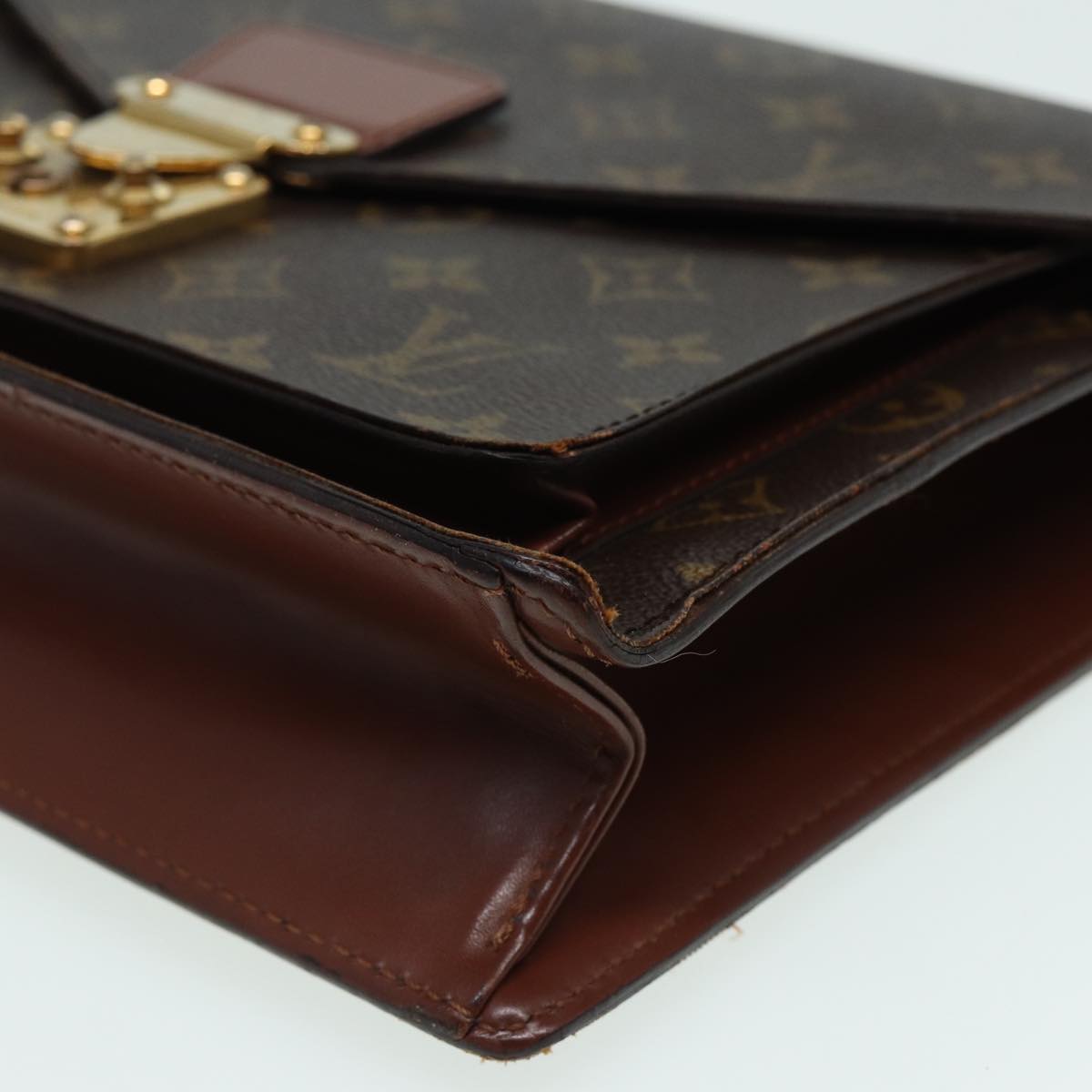 LOUIS VUITTON Monogram Monceau 28 Hand Bag 2way M51185 LV 83013