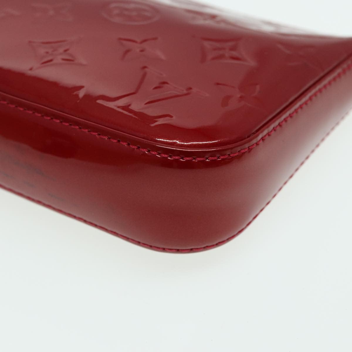 LOUIS VUITTON Vernis Pochette Accessoires Pouch Pomme D'amour M91577 83014