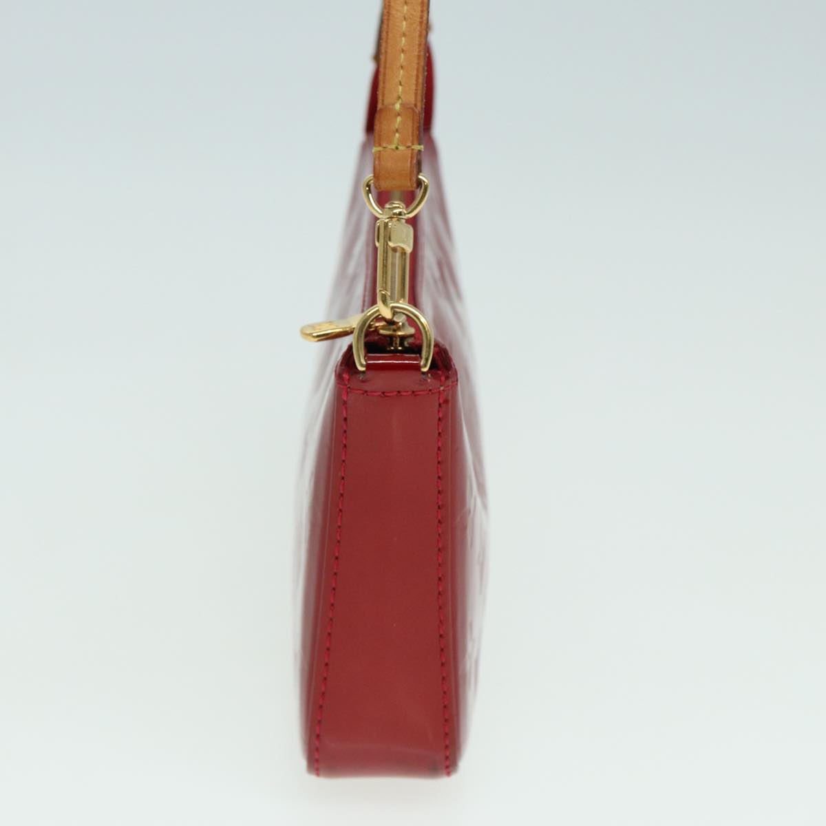 LOUIS VUITTON Vernis Pochette Accessoires Pouch Pomme D'amour M91577 83014
