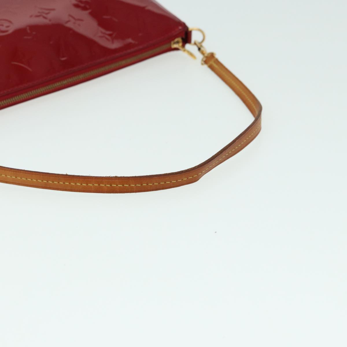 LOUIS VUITTON Vernis Pochette Accessoires Pouch Pomme D'amour M91577 83014