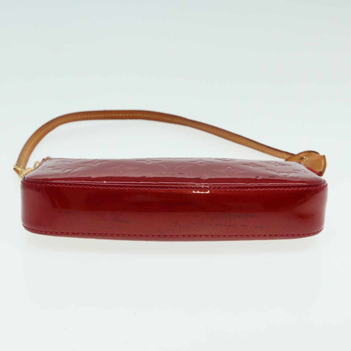 LOUIS VUITTON Vernis Pochette Accessoires Pouch Pomme D'amour M91577 83014