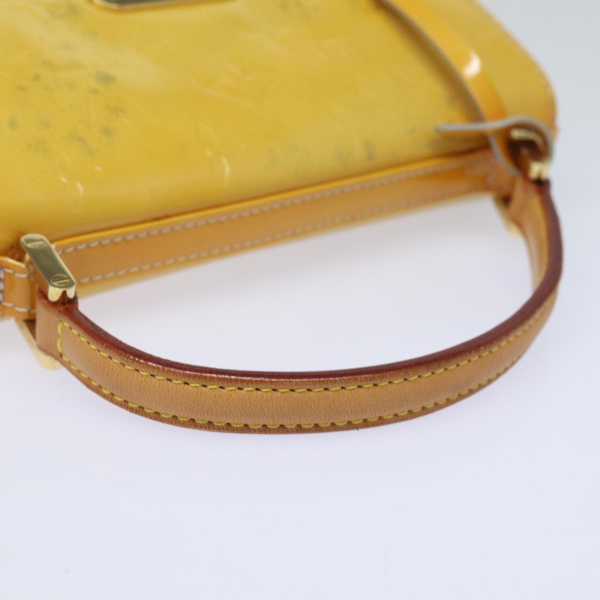 LOUIS VUITTON Monogram Vernis Spring street Hand Bag Gris M91029 LV 83020