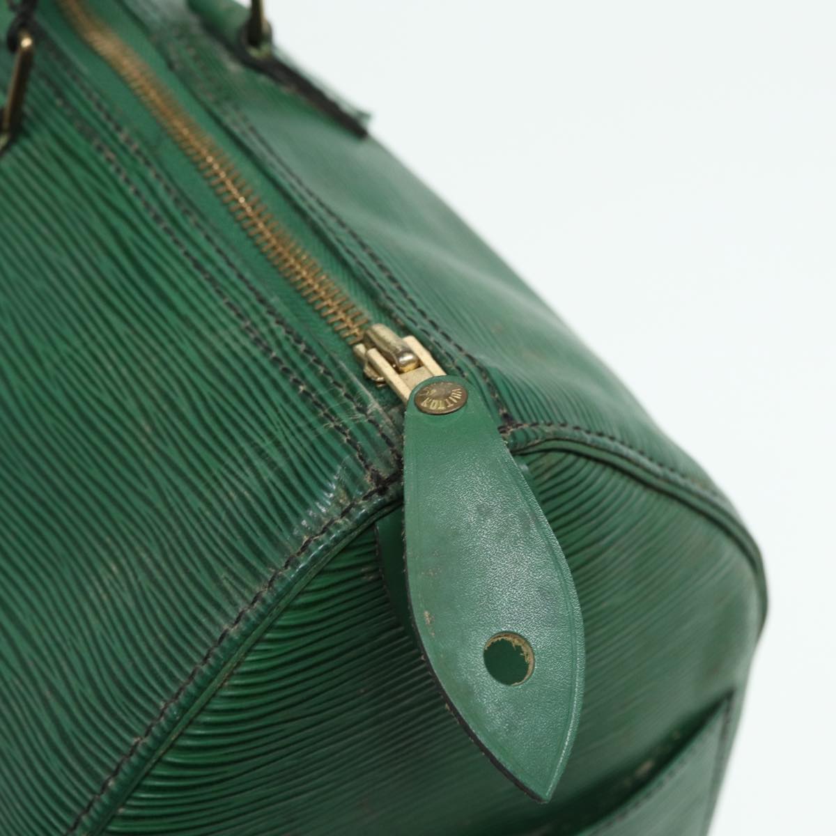 LOUIS VUITTON Epi Speedy 35 Hand Bag Borneo Green M42994 LV 83023