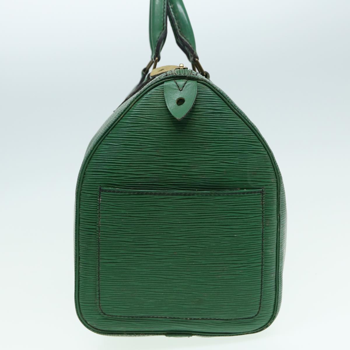 LOUIS VUITTON Epi Speedy 35 Hand Bag Borneo Green M42994 LV 83023