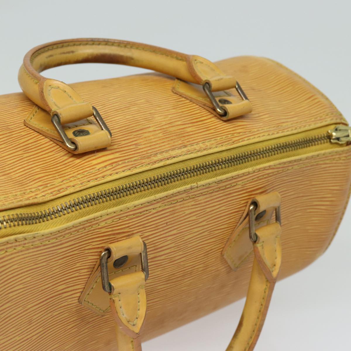 LOUIS VUITTON Epi Speedy 25 Hand Bag Tassili Yellow M43019 LV 83026