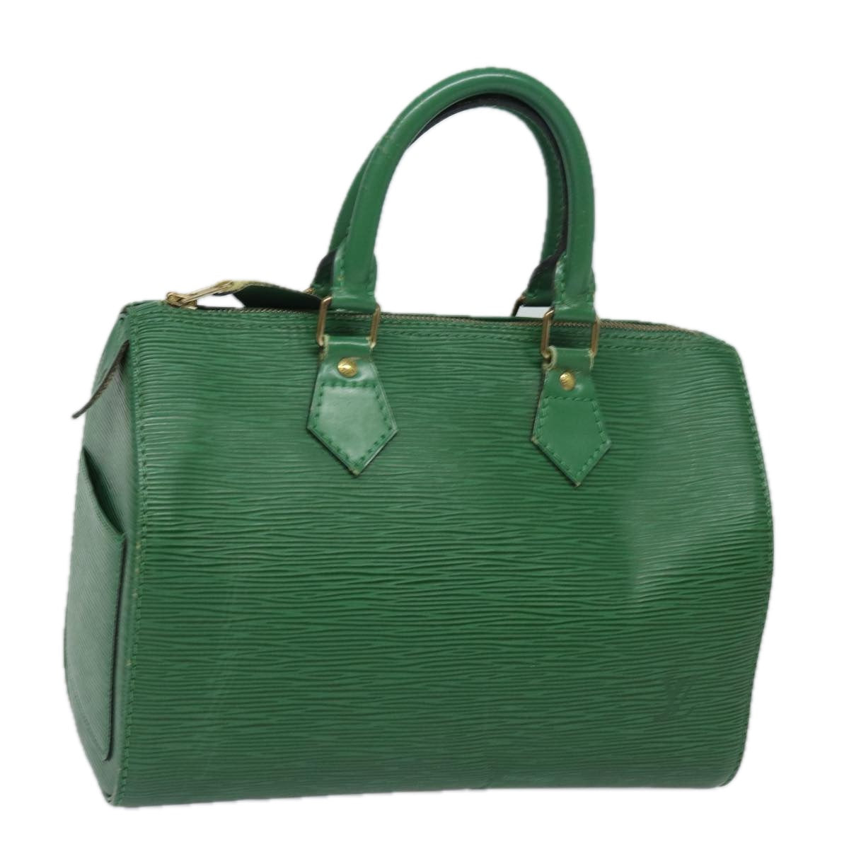 LOUIS VUITTON Epi Speedy 25 Hand Bag Borneo Green M43014 LV 83027
