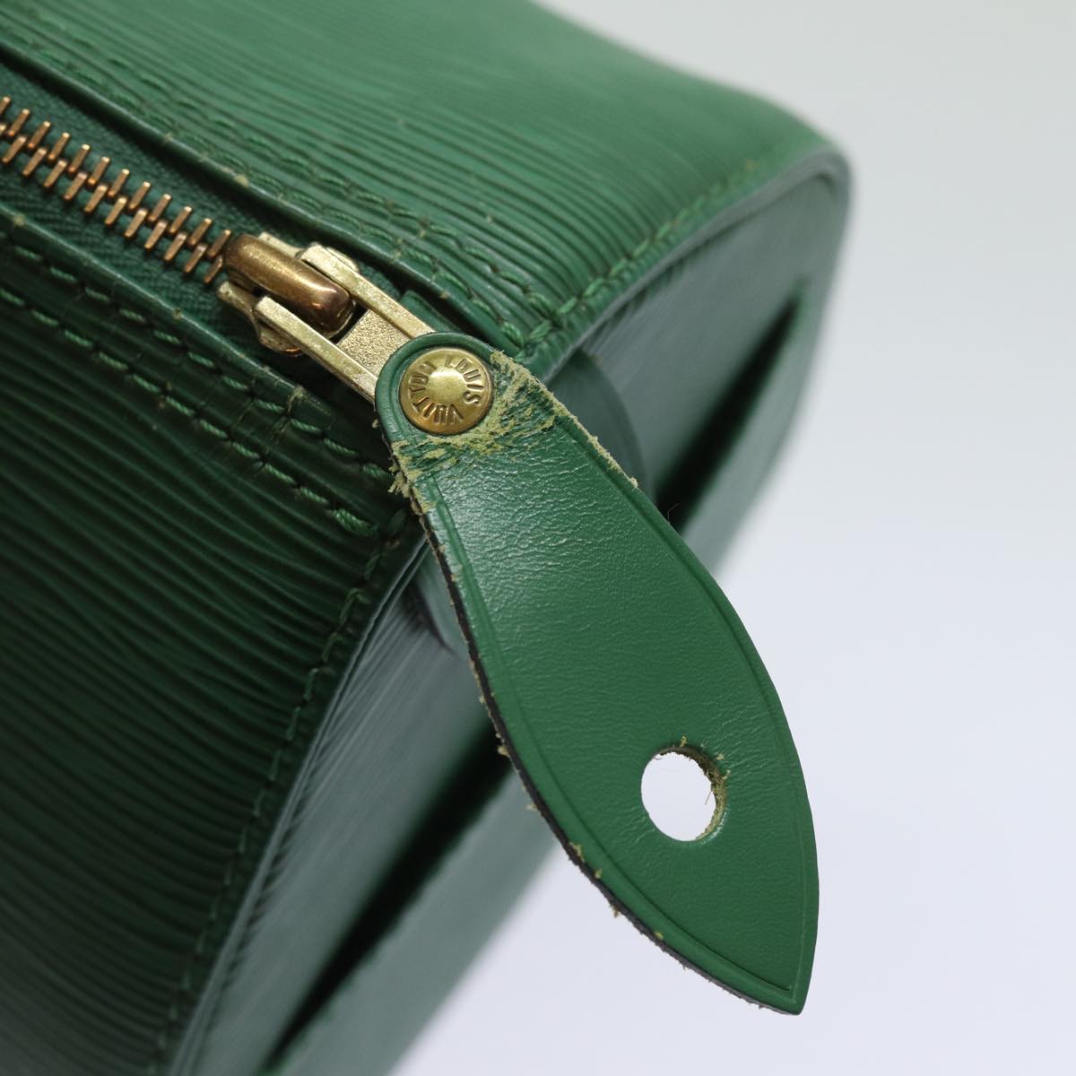 LOUIS VUITTON Epi Speedy 25 Hand Bag Borneo Green M43014 LV 83027