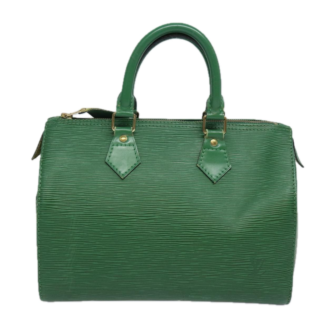 LOUIS VUITTON Epi Speedy 25 Hand Bag Borneo Green M43014 LV 83027