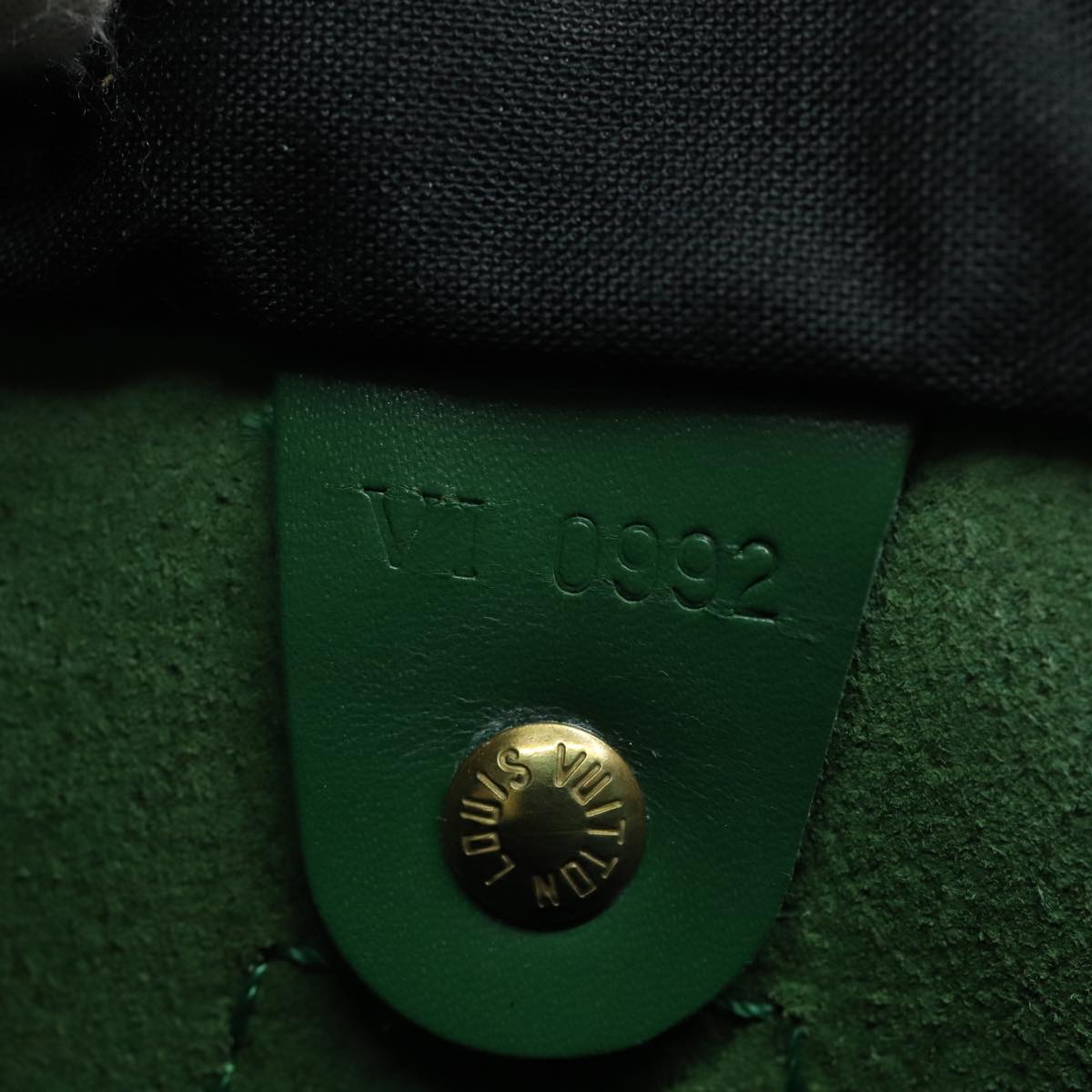 LOUIS VUITTON Epi Speedy 25 Hand Bag Borneo Green M43014 LV 83027